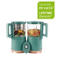 Robot multifunctional Nutribaby Glass 4 in 1 din sticla si otel inoxidabil - Babymoov