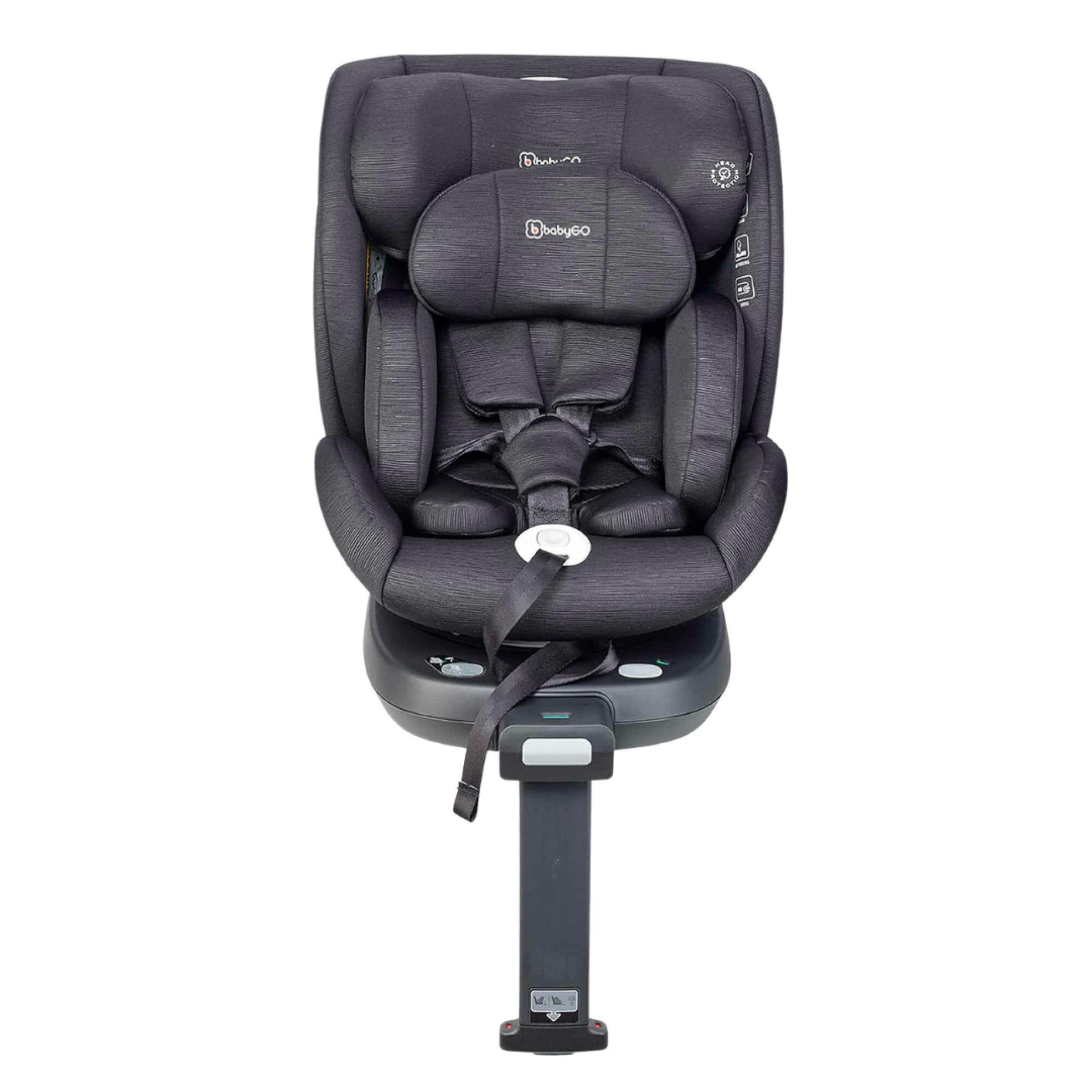 Scaun auto rotativ Prime 360 Black - Babygo 1