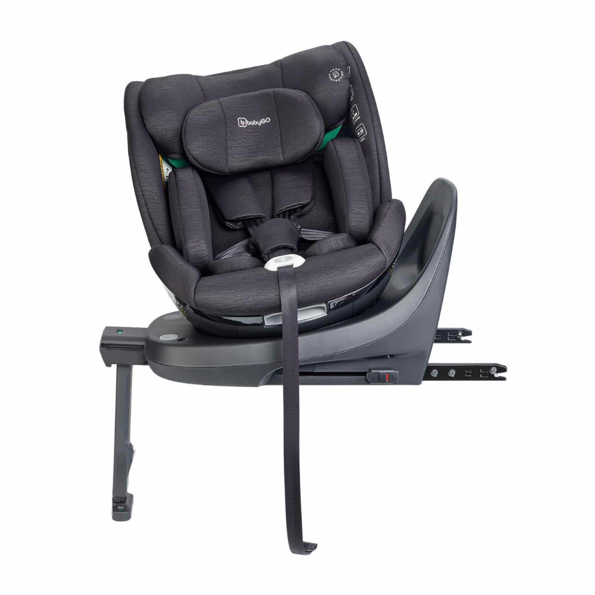 Scaun auto rotativ Prime 360 Black - Babygo 7