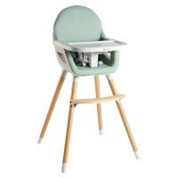 Scaun de masa transformabil Scandi Green - Babygo