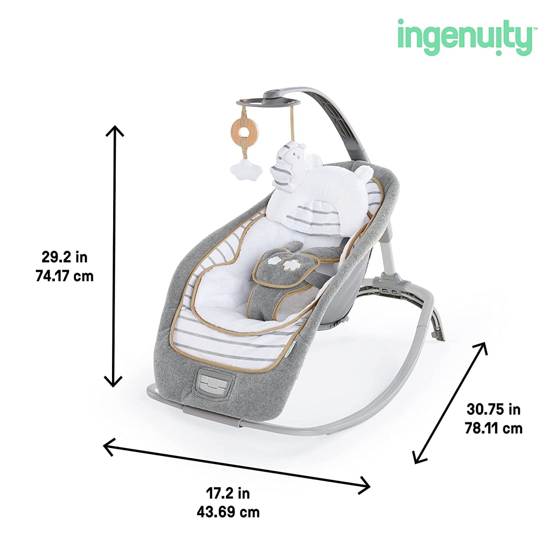 Balansoar 2 in 1 Bella Teddy - InGenuity 3