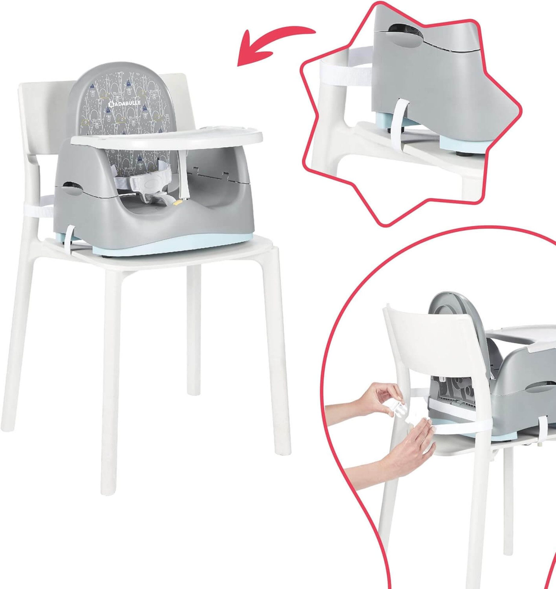 Booster compact Home&Go din materiale reciclabile - Badabulle 3