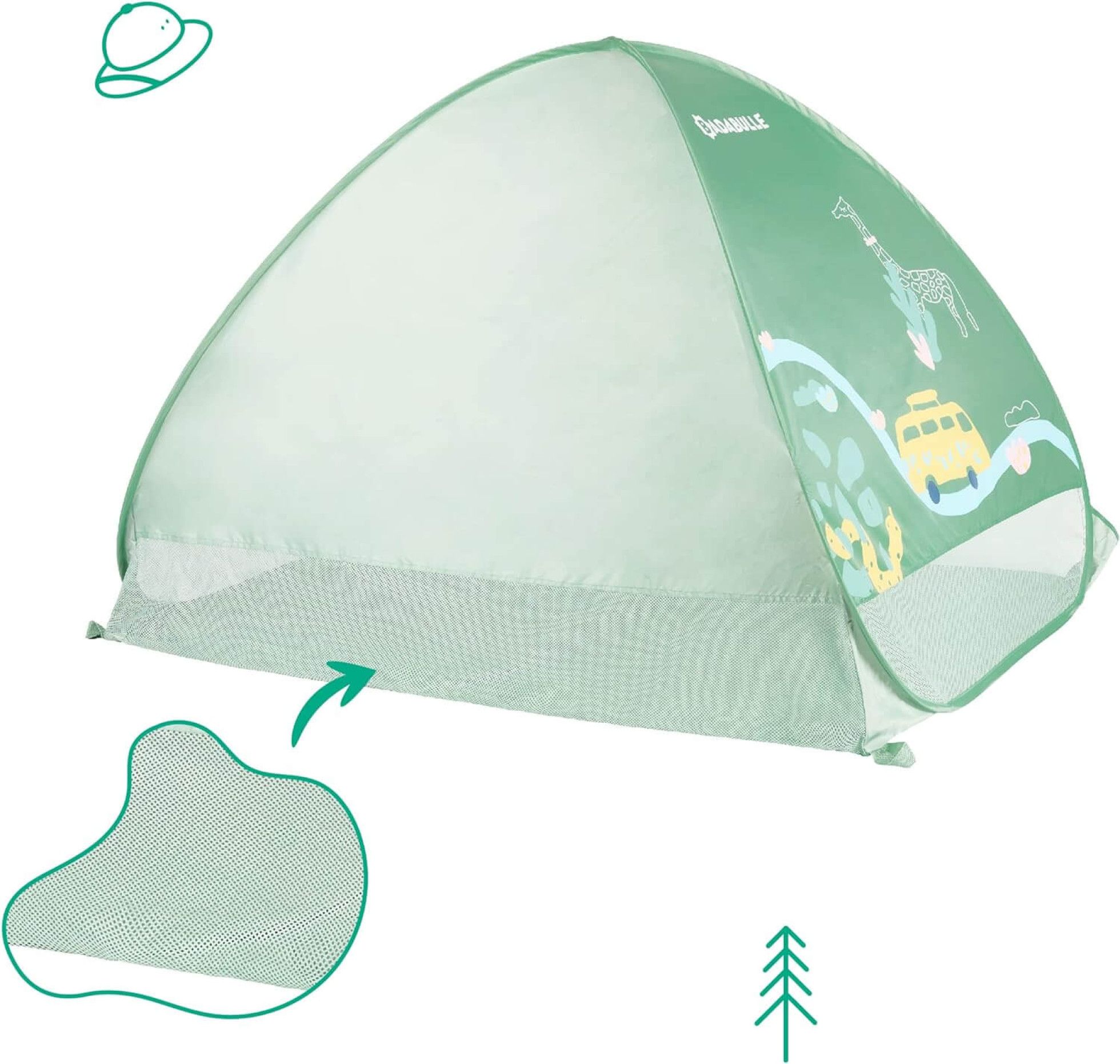 Cort cu protectie anti UV - Badabulle 2