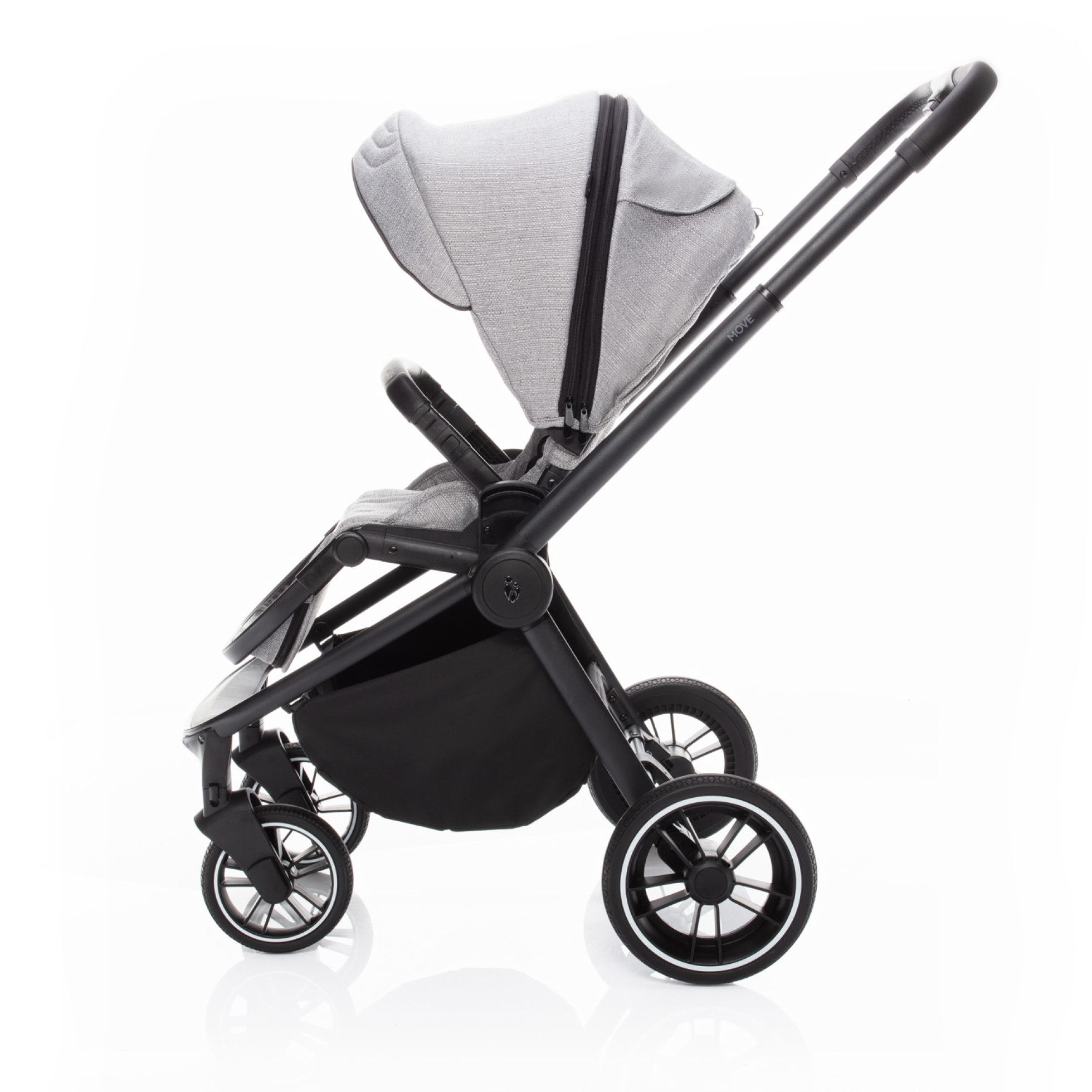 Carucior 2 in 1 Move Silver Grey/Black - Zopa 5
