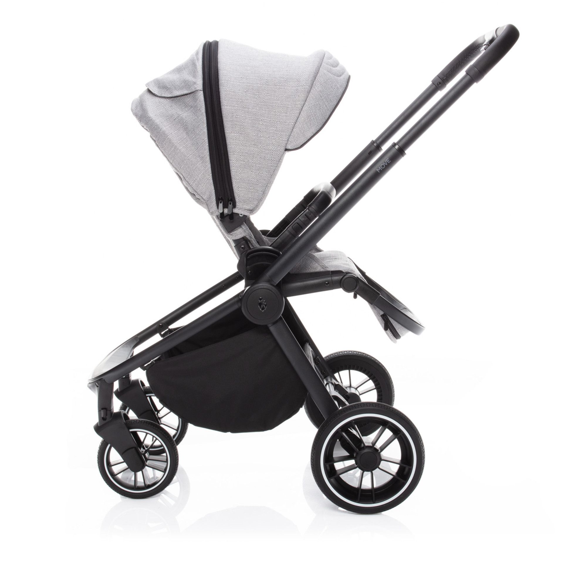 Carucior 2 in 1 Move Silver Grey/Black - Zopa 6