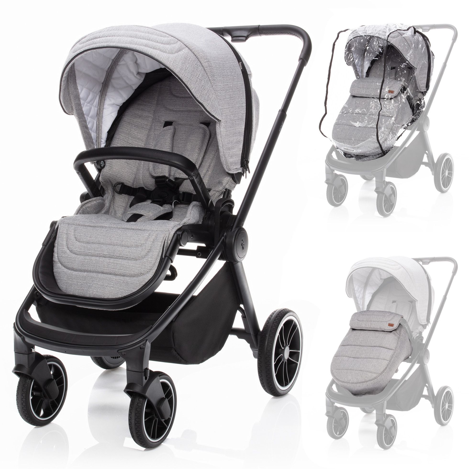 Carucior Move Silver Grey/Black - Zopa 4