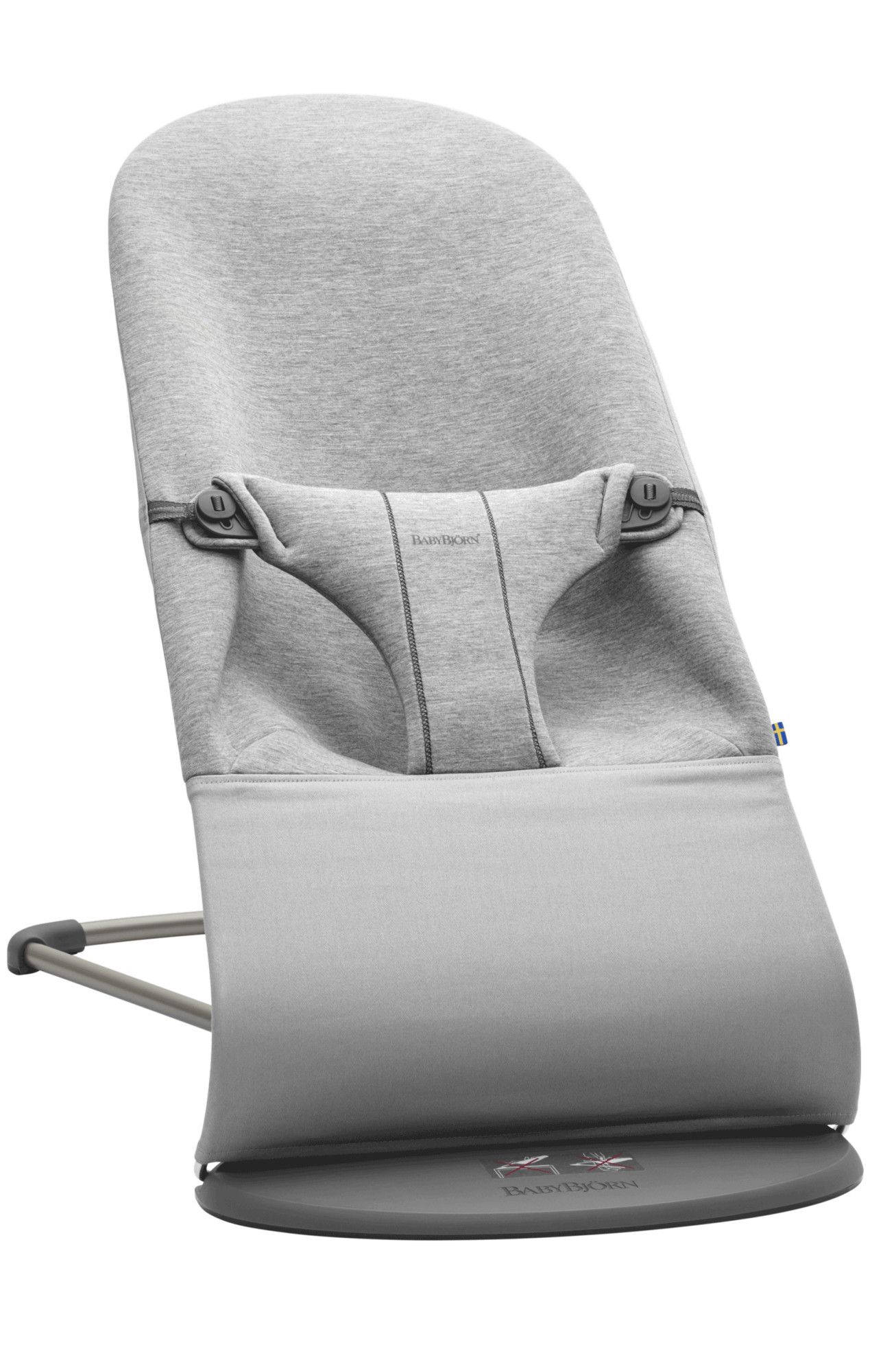 Balansoar Bliss Light Grey 3D Jersey, cu bara de jucarii inclusa - BabyBjorn 2