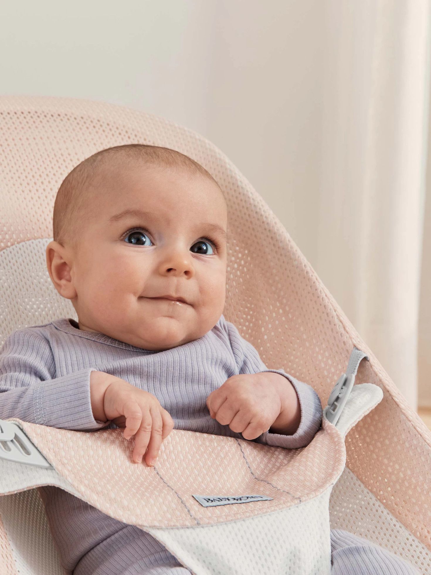 Balansoar Balance Soft Pearly Pink/White Mesh - BabyBjorn 7