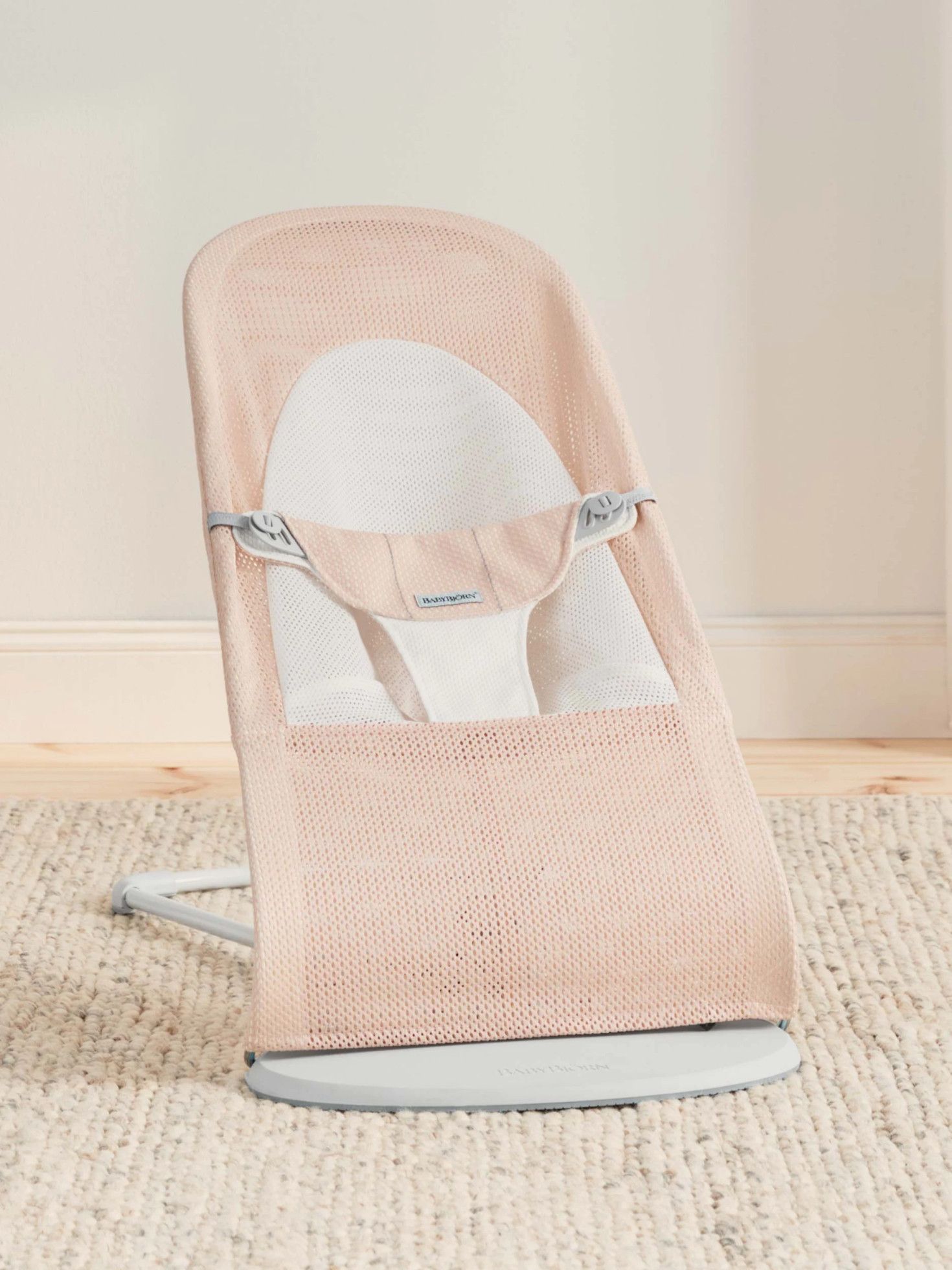 Balansoar Balance Soft Pearly Pink/White Mesh - BabyBjorn 12