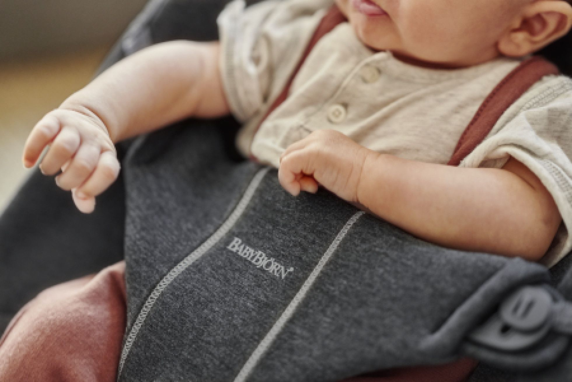 Balansoar Bliss Charcoal Grey, 3D Jersey - BabyBjorn 2