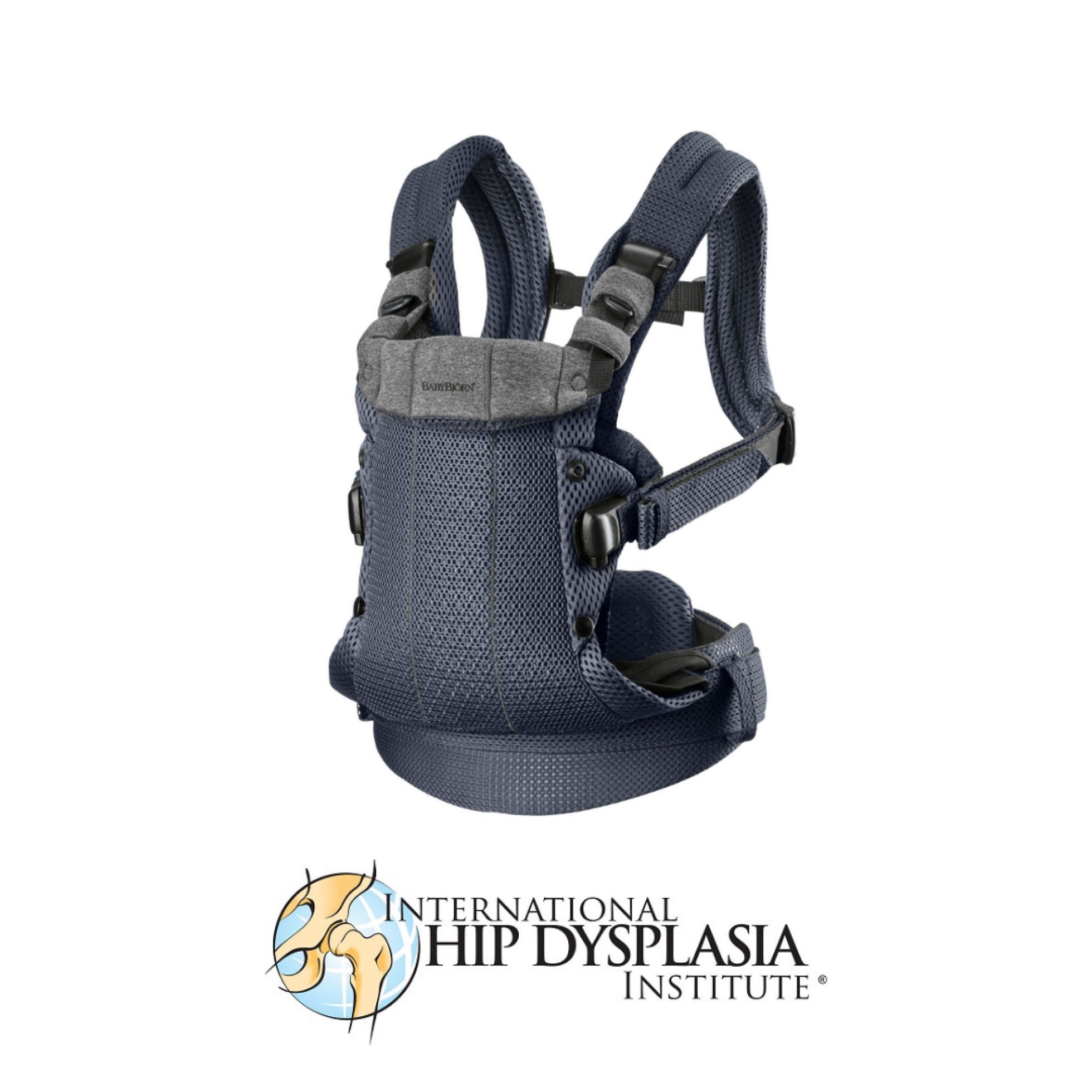 Marsupiu anatomic cu multiple pozitii de purtare, editie limitata, colectia Harmony, 3D Mesh Anthracite - BabyBjorn 11