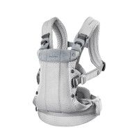 Marsupiu anatomic cu multiple pozitii de purtare editie limitata colectia Harmony 3D Mesh Silver - BabyBjorn