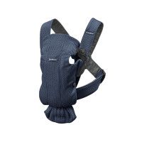 Marsupiu anatomic cu multiple pozitii de purtare Mini Navy Blue 3D Mesh - BabyBjorn