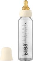 Set complet biberon din sticla anticolici 225 ml Ivory - BIBS
