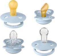 Set 4 suzete Try-it collection 0 luni + Baby Blue - BIBS