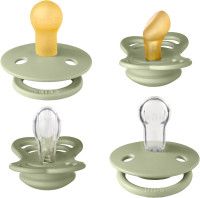 Set 4 suzete Try-it collection 0 luni + Sage - BIBS