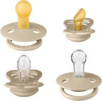Set 4 suzete Try-it collection 0 luni + Vanilla - BIBS