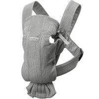 Marsupiu Mini Grey 3D Mesh cu multiple pozitii de purtare  - BabyBjorn