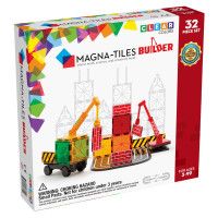 Set Magnetic Builder, 32 piese - Magna-Tiles