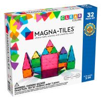 Set Magnetic Clear Colors, 32 piese - Magna-Tiles