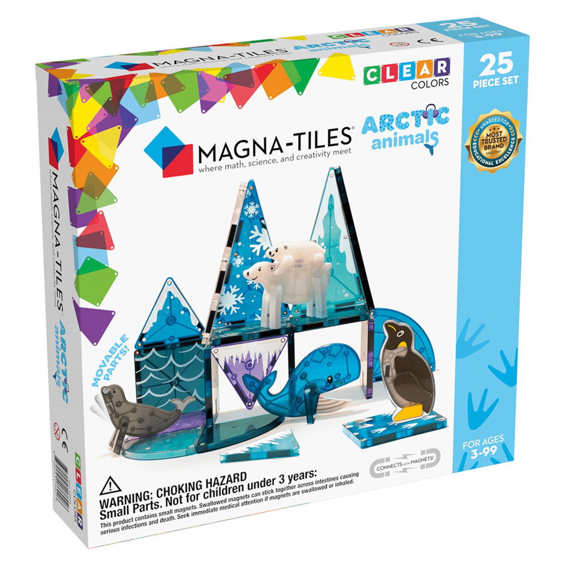 Set Magnetic Arctic Animals, 25 piese - Magna-Tiles 1