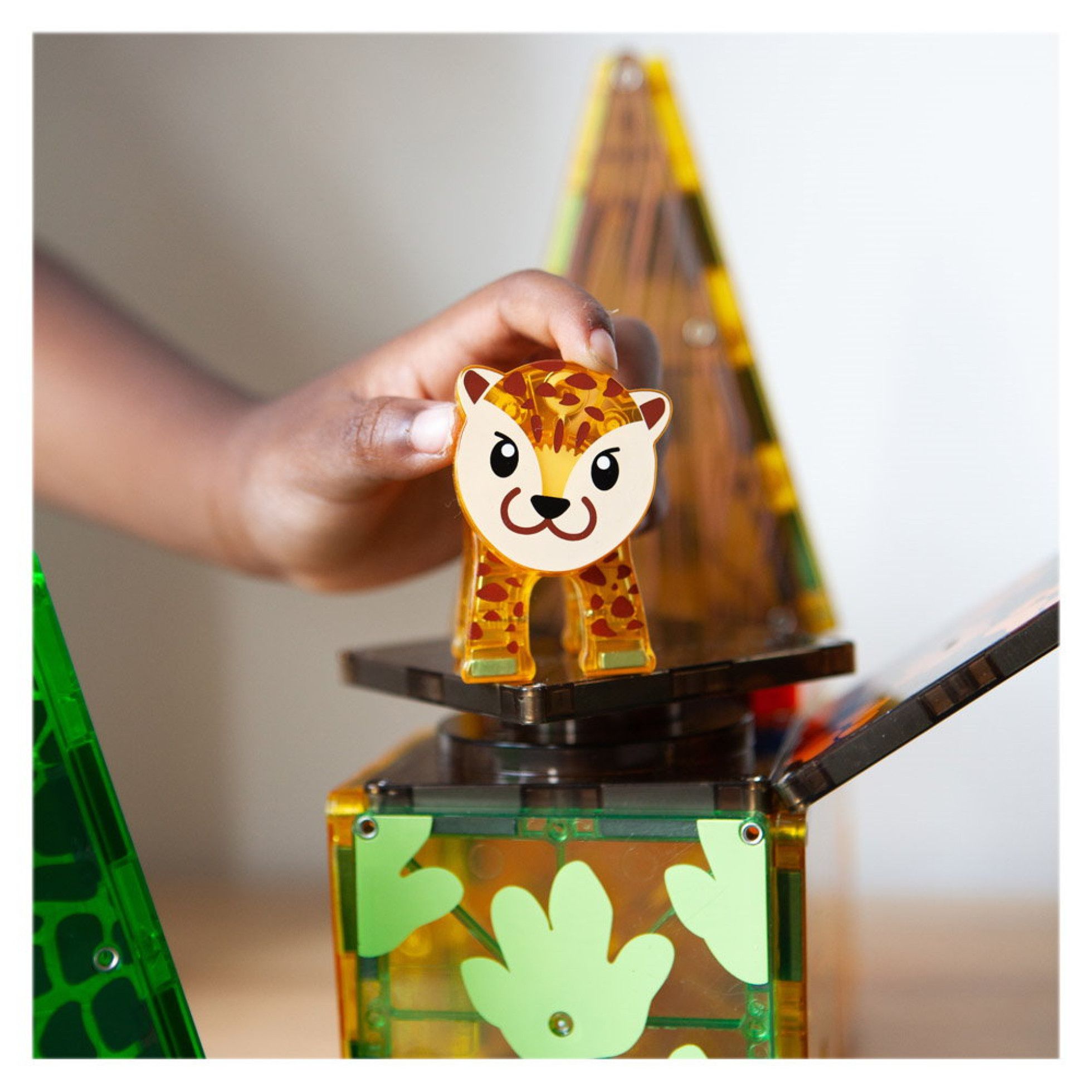 Set Magnetic Jungle Animals, 25 piese - Magna-Tiles 5