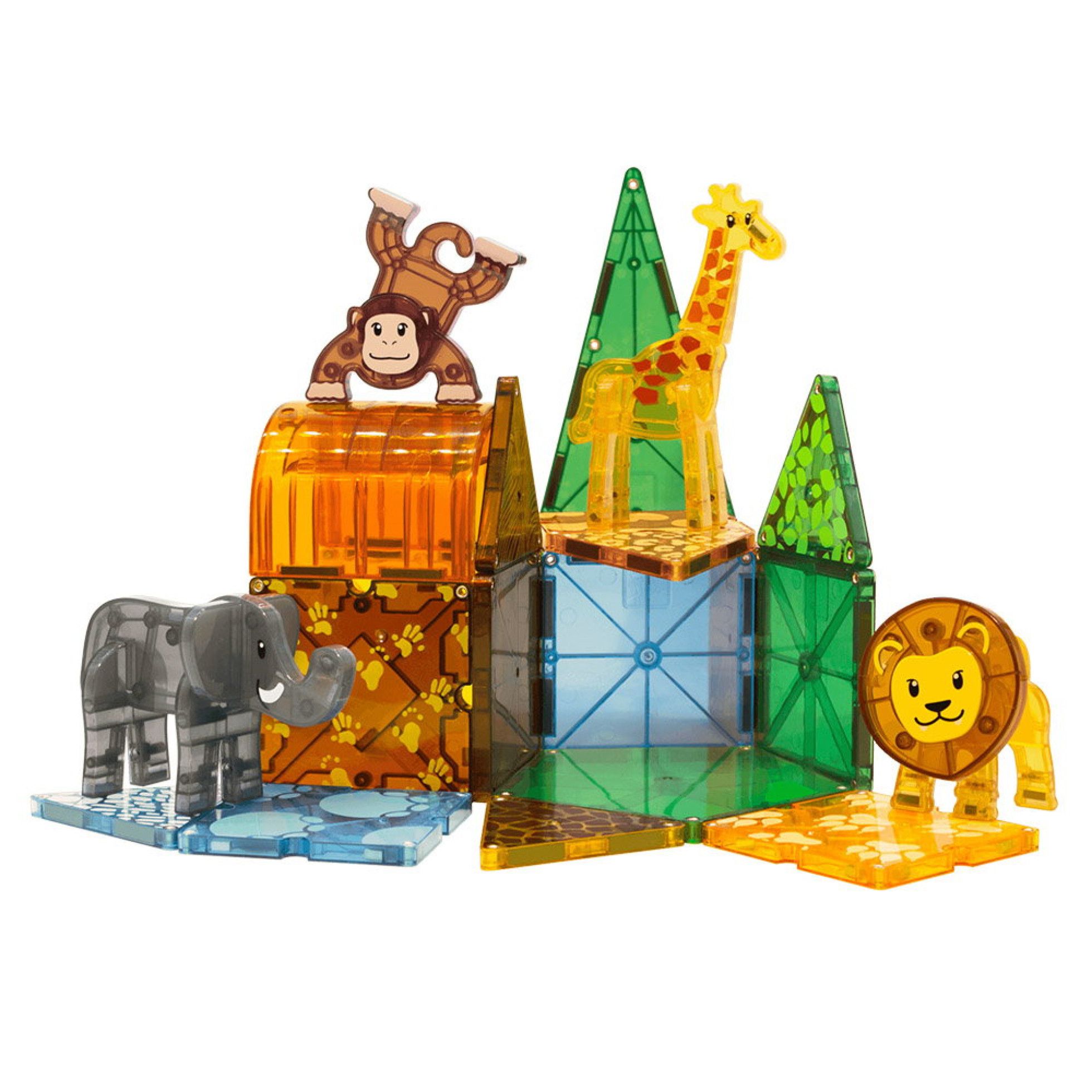 Set Magnetic Safari Animals, 25 piese - Magna-Tiles 2
