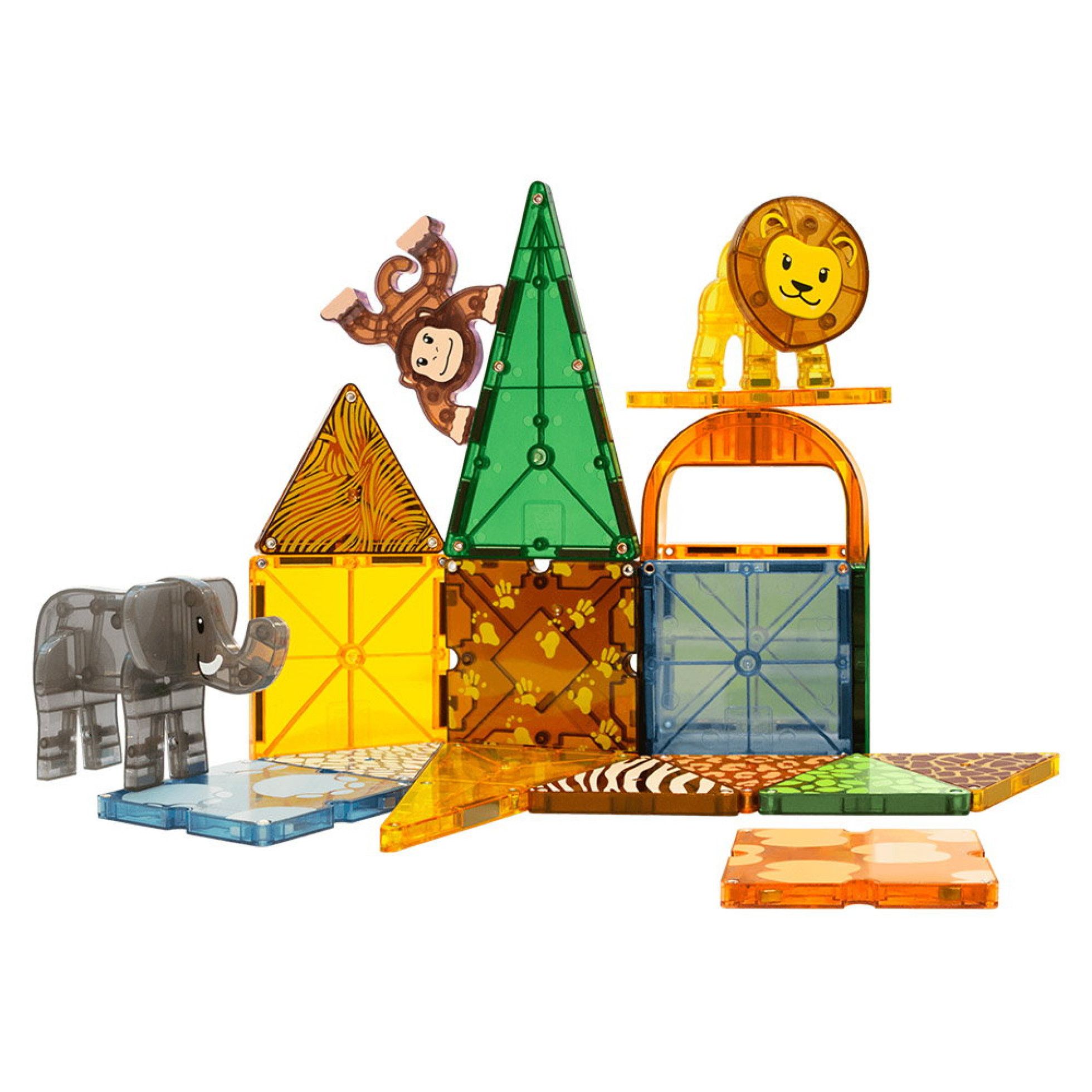 Set Magnetic Safari Animals, 25 piese - Magna-Tiles 3