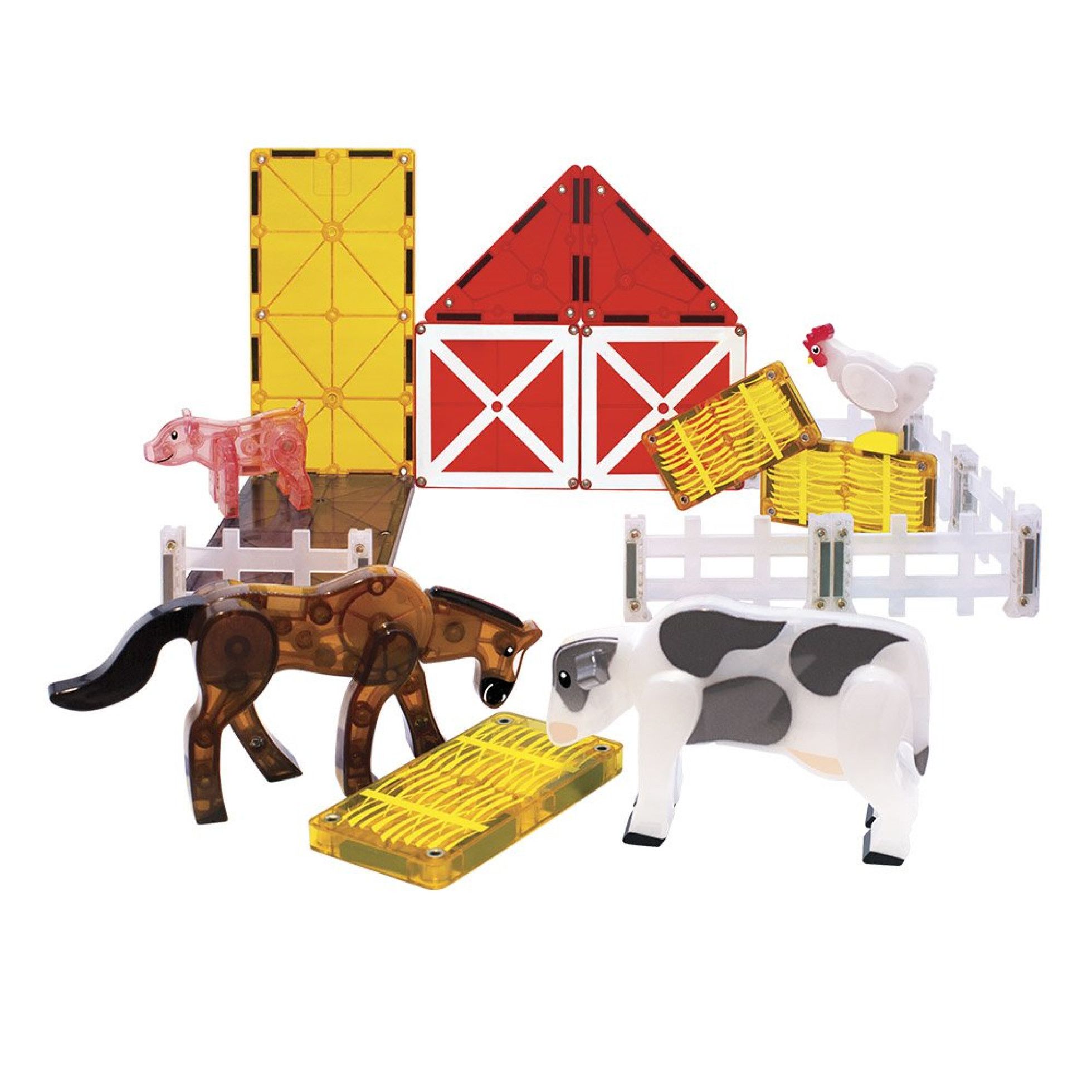 Set Magnetic Farm Animals, 25 piese - Magna-Tiles 2