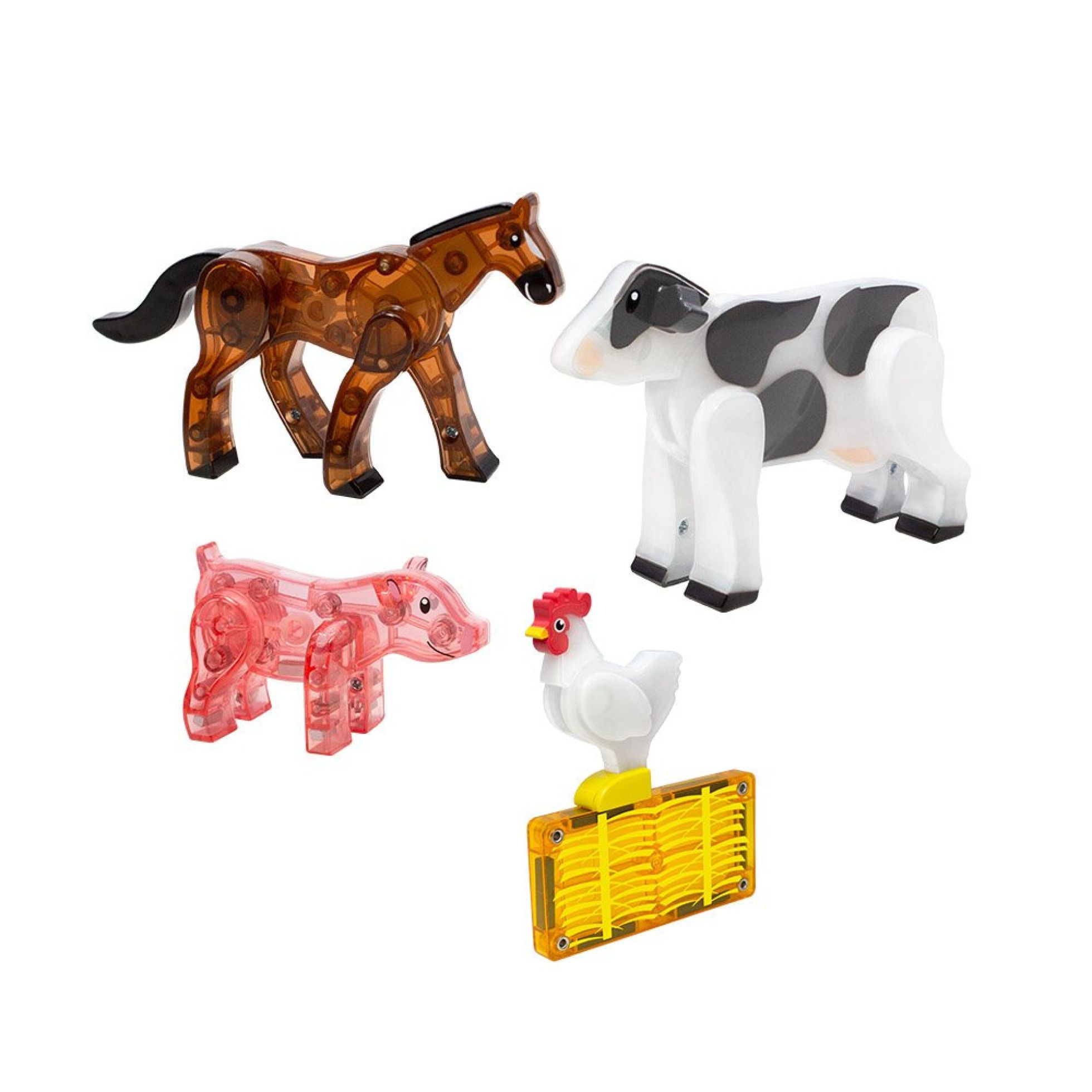 Set Magnetic Farm Animals, 25 piese - Magna-Tiles 3