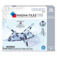 Set Magnetic ICE Transparent, 16 piese - Magna-Tiles