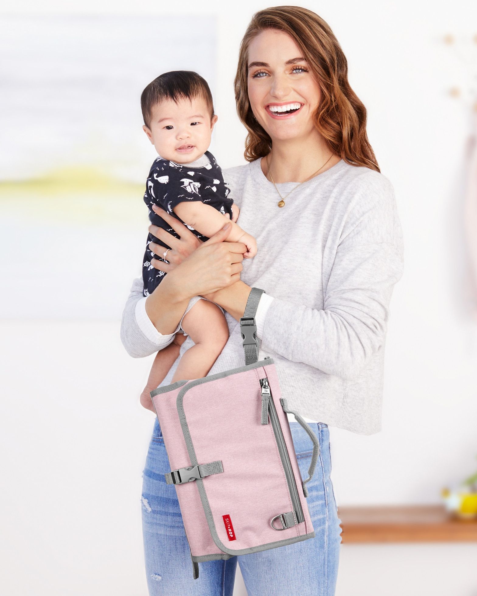Statie de schimbat Pronto Signature Pink Heather - Skip Hop 6